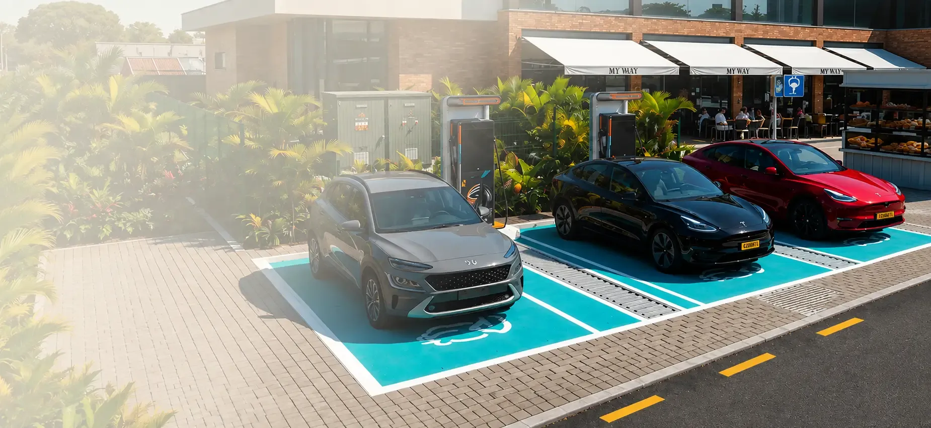 Estación de carga eléctrica Horeb Charge